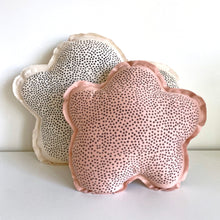 Load image into Gallery viewer, Cloud Shaped Linen Pillow - Speckled Print
