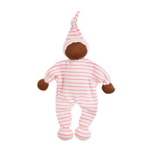 Load image into Gallery viewer, Striped Soft First Doll in pink
