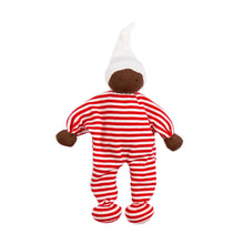 Load image into Gallery viewer, Striped Soft First Doll in red

