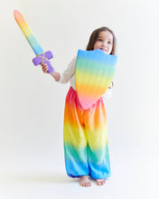 Load image into Gallery viewer, silk pants rainbow
