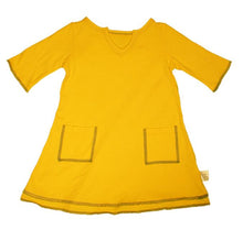 Load image into Gallery viewer, Organic Lavender Baby Tunic Pocket Dress
