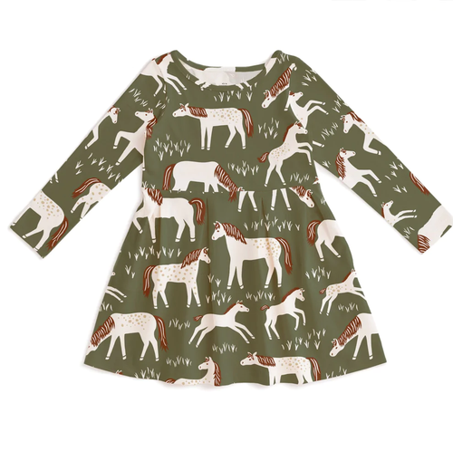 Organic Green Horse Madison Dress