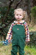 Load image into Gallery viewer, Embroidered Toadstool Classic Corduroy Overalls
