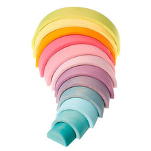Load image into Gallery viewer, Large Pastel Rainbow cone

