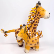 Load image into Gallery viewer, Wool Felt Giraffe Hand Made
