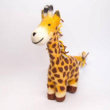 Load image into Gallery viewer, Wool Felt Giraffe Hand Made
