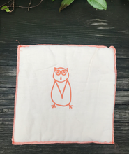Load image into Gallery viewer, embroidered pillow owl
