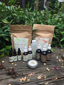 A wild light apothecary postpartum set