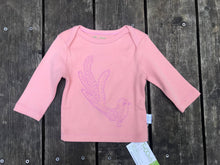 Load image into Gallery viewer, Pink Peace Bird Baby Long Sleeve Tee
