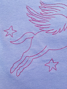 Pegasus and Stars Embroidered Baby Tee