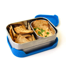 Load image into Gallery viewer, Splash box bento lunch container pita and humus chips
