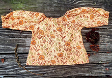 Load image into Gallery viewer, Poppies &amp; Bees Long Sleeve Gathered Top
