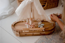 Load image into Gallery viewer, child playing with adventure ship and stuffed mice

