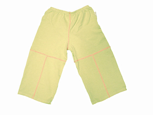 TwOOwls Green/Pink Baby Pant -100% organic cotton-Made in the USA