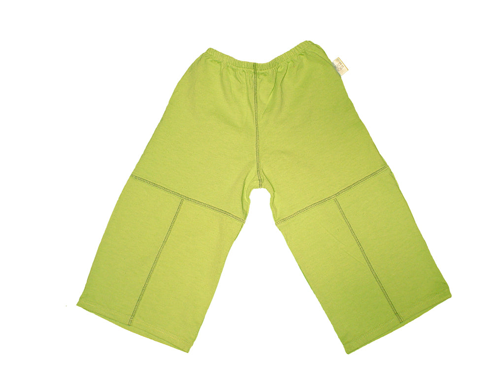 TwOOwls Light Green/Green Baby Pant -100% organic cotton-Made in the USA