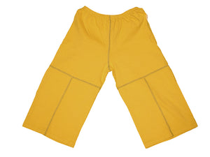 TwOOwls Yellow/Green Baby Pant -100% organic cotton-Made in the USA