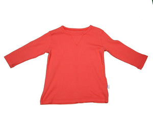 Orange Red Baby long Sleeve Tunic Tee