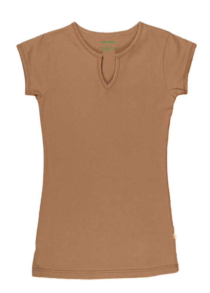 TwOOwls Grey Plum Short Sleeve Tee -100% organic cotton