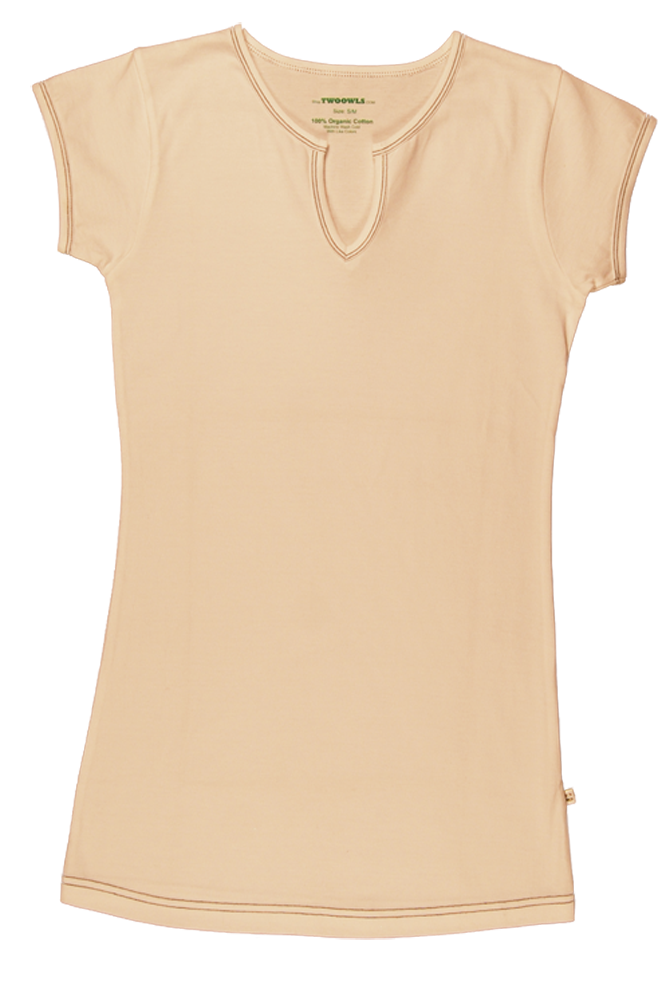 TwOOwls White Black Short Sleeve Tee -100% organic cotton