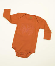 Load image into Gallery viewer, Butterfly Orange/Pink Baby Onesie
