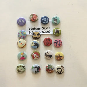 Vintage Style Buttons