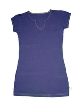 Load image into Gallery viewer, Organic Cotton V-Cut Tunic Tee
