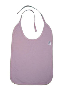 TwOOwls Lavender/Pnk Bib OS-100% organic cotton-Made in the USA