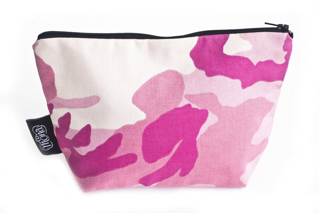 Pink Camo Accessories Bag
