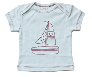 Sailboat Baby Short Sleeve Tee