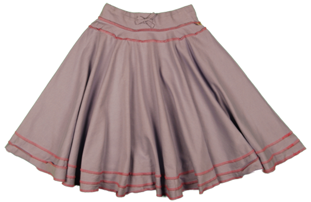 TwOOwls Purple/Pink Kids ChaCha Skirt -100% organic cotton