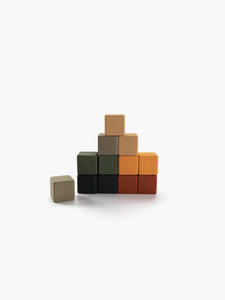 Wooden Mini Blocks Set by sago concepts jungle- 12pcs
