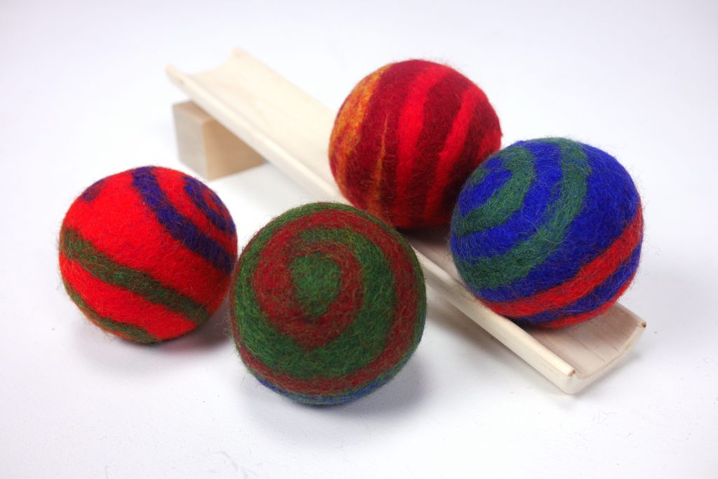 Spiral Wool Felt Balls