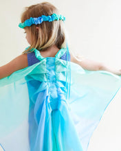 Load image into Gallery viewer, Silk dress-up wings in Sea
