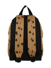 Load image into Gallery viewer, Acorn Bear forest print backpack back
