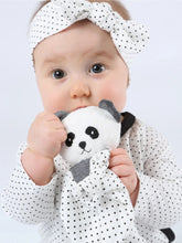 Load image into Gallery viewer, Baby holding organic panda lovey
