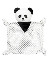 Load image into Gallery viewer, Organic Panda Blanket Lovey flat lay

