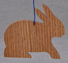 Load image into Gallery viewer, Rabbit wooden ornament
