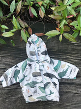 Load image into Gallery viewer, Watercolor Whales Baby Hoodie
