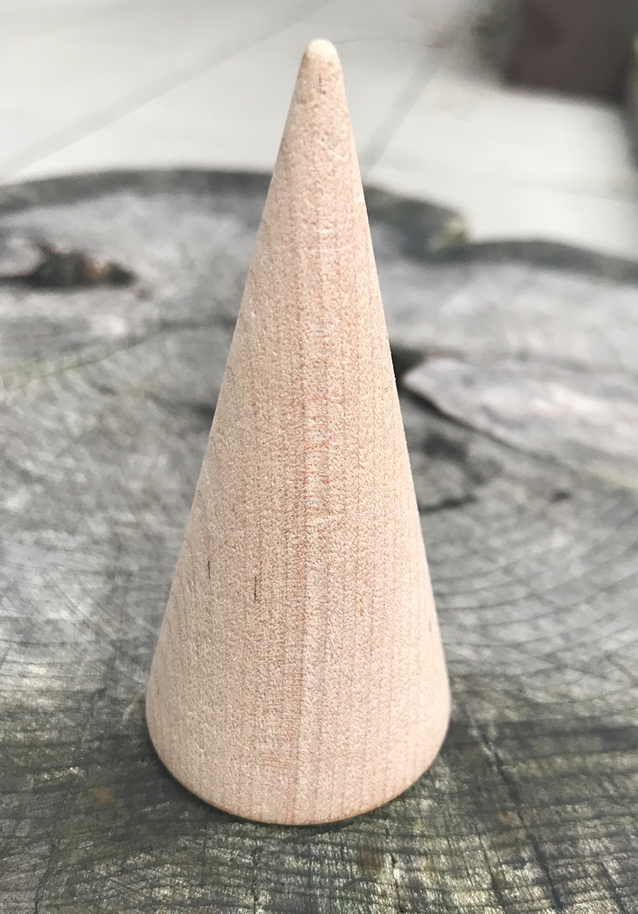Wood cone