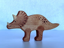 Load image into Gallery viewer, Hand Carved triceratops
